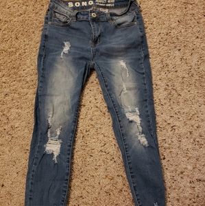 SONG perfect mid rise skinny ankle